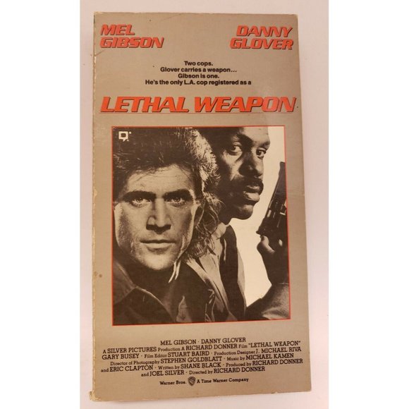 VHS Tape "Lethal Weapon" Mel Gibson Danny Glover Gary Blusey 1987 R - Picture 1 of 2